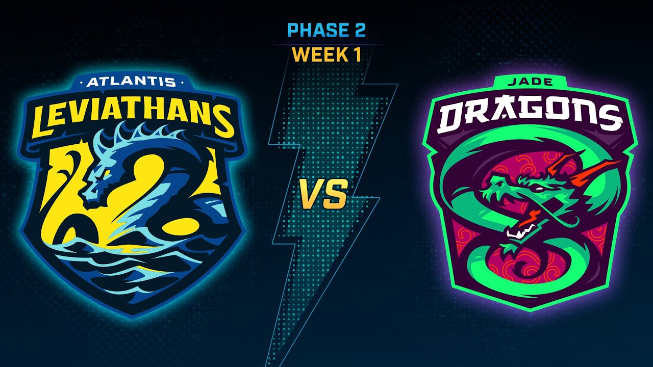 SMITE Pro League Phase 2 Week 1 : Atlantis Leviathans Vs Jade Dragons