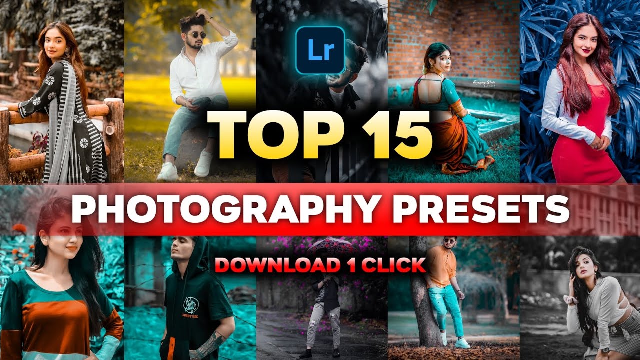 Best photography Lightroom Presets || Top 15 Photography Lightroom Presets - Adobe Lightroom 2023