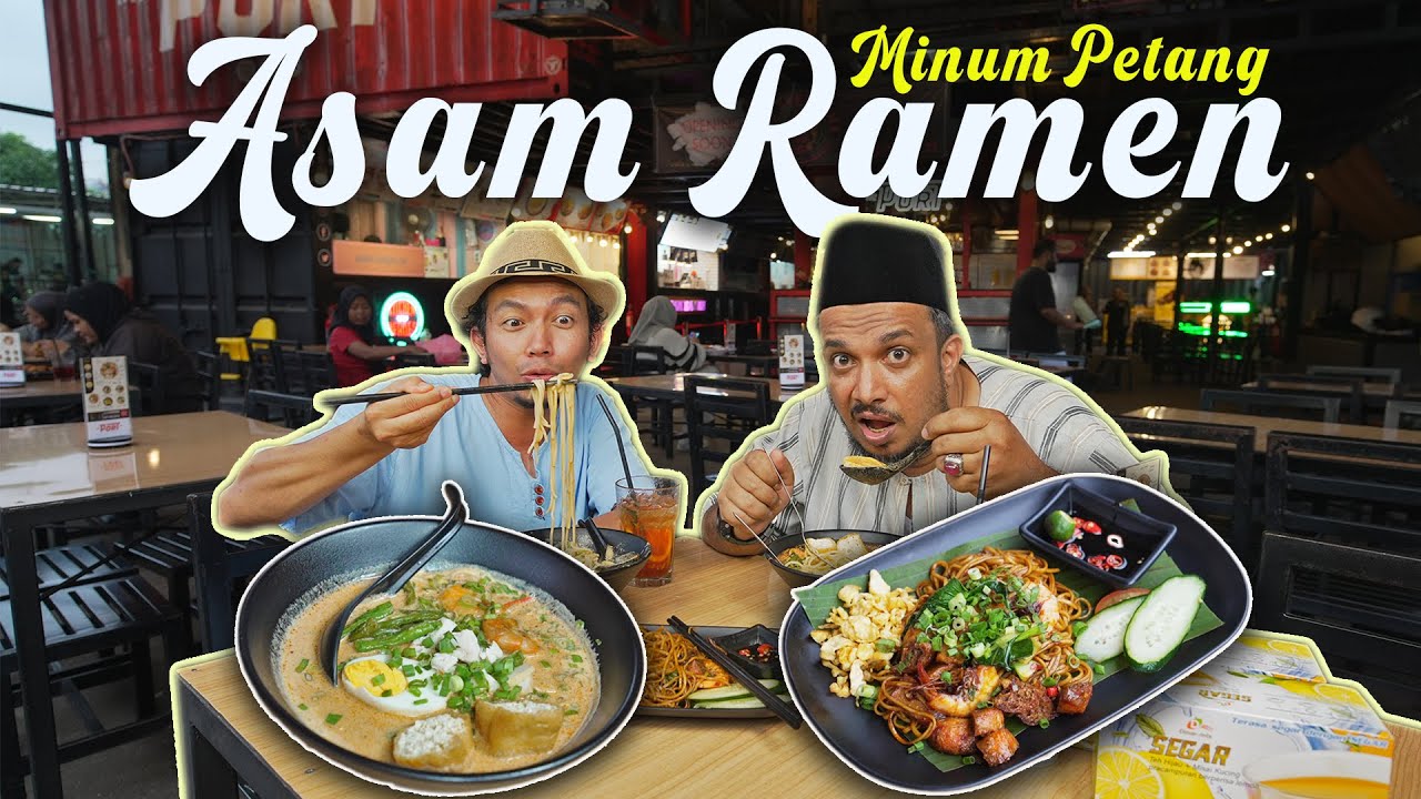 Minum Petang Sambil Pekena ASAM RAMEN Di THE PORT, Caca Cerita Pasai Gaji Dia