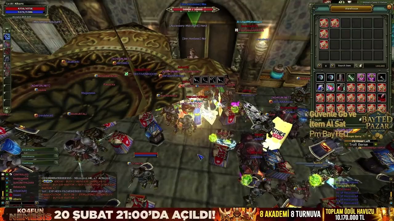 KO4FUN YENİ SERVER NEMESIS | Sıfırdan Zirveye Vol 6#ko4fun #nemesis #knightonlinefarm #knightonline