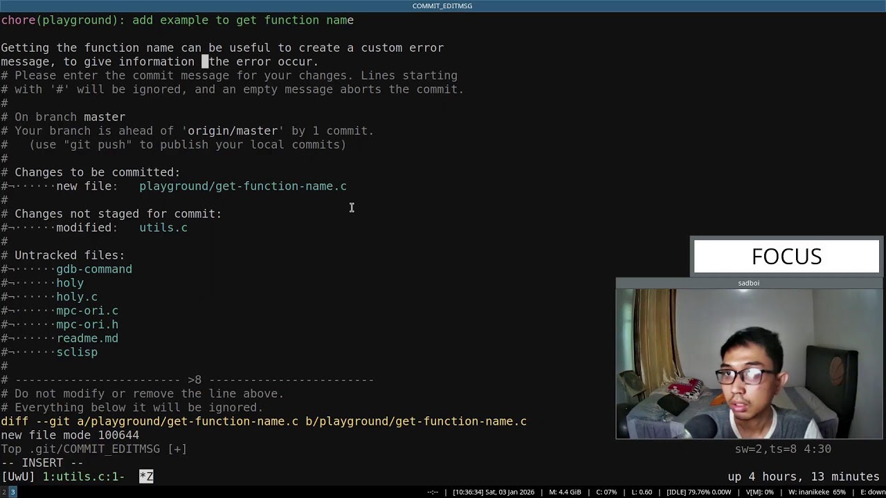 Study with me: learn C programming language by building our own lisp (Part 109)