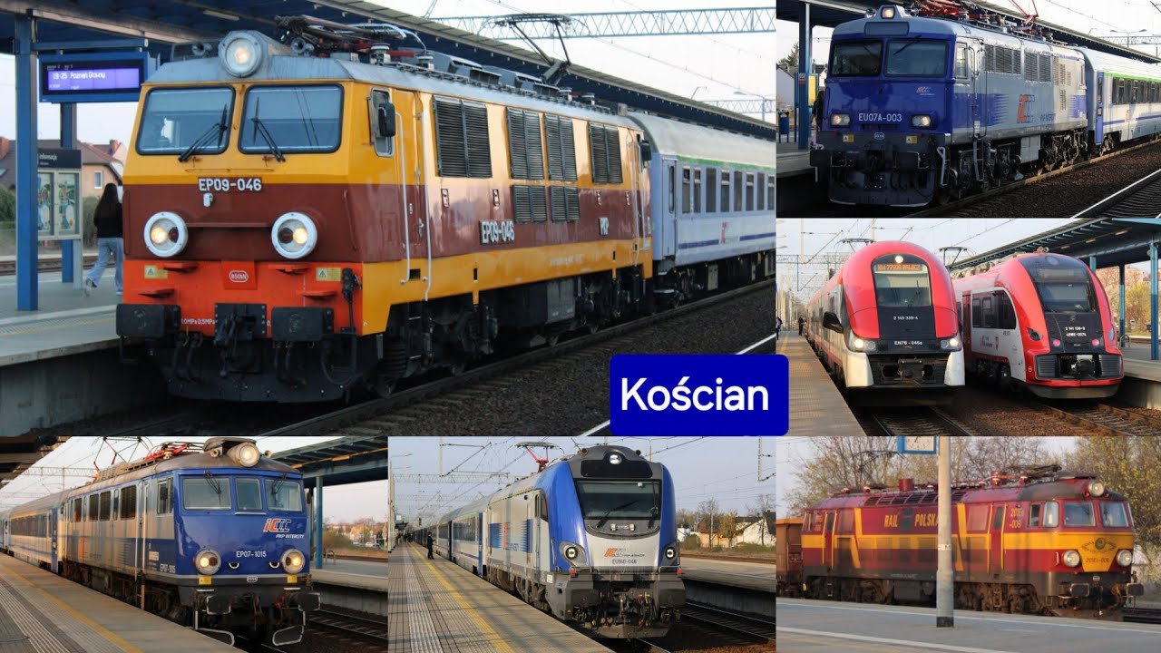 Pociągi na stacji Kościan IC, KW, PolRegio