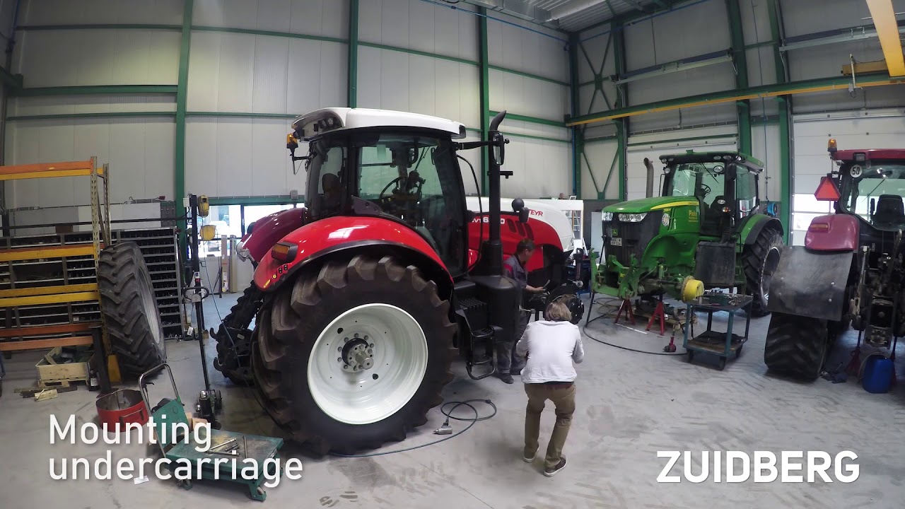 ZUIDBERG TRACKS - Mounting Tracks on Steyr CVT 6240