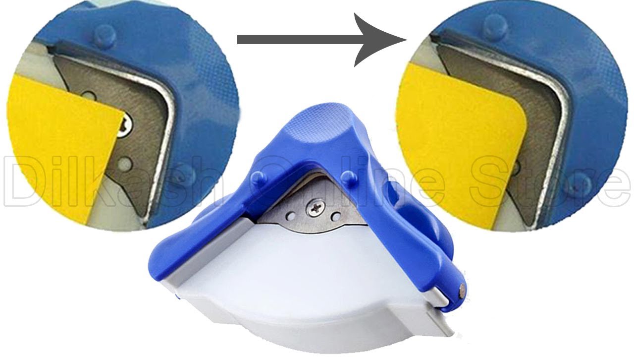 How to use Round Corner Cutter Punch Tool Machine for Laminated Cards - Dilkash.pk - Online Store