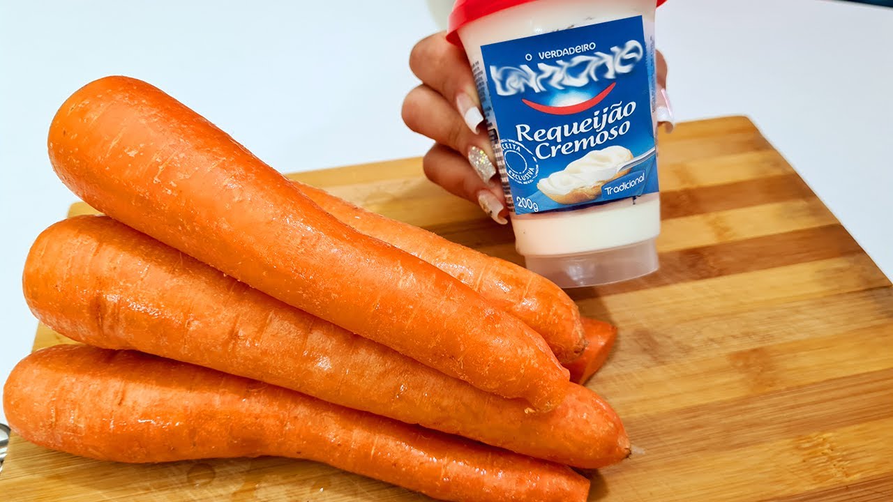 RECEITA DE RICO cenoura diferente !