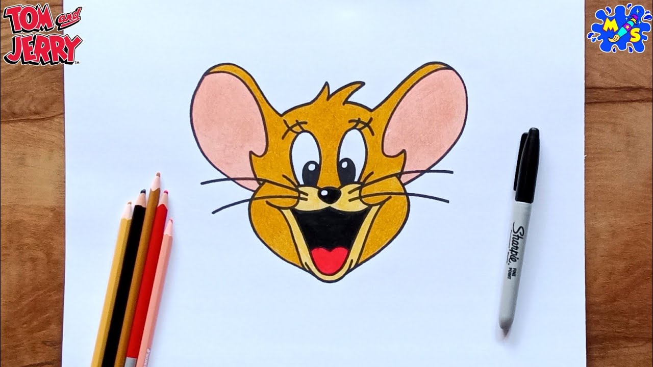 Tom and Jerry drawing || how to draw Jerry face