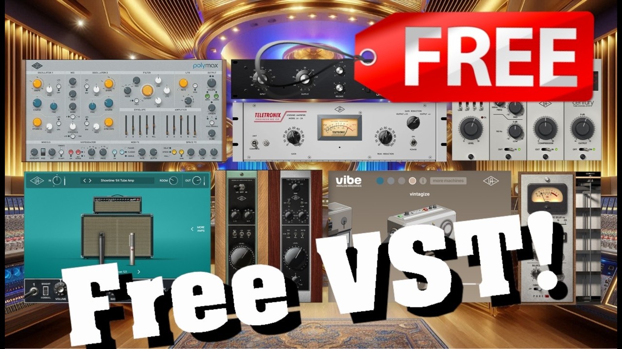 【New Free VST!】Really!? $642&rarr;$0! GREAT 8 UAD Plugins All FREE!! UAD Explore FREE by Universal Audio