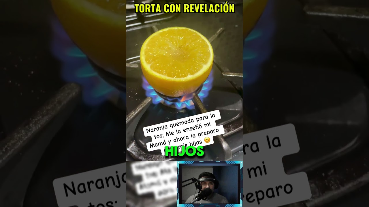 Naranja quemada para la tos, buenazo!