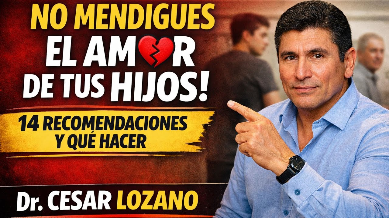 NO MENDIGUES EL AMOR DE TUS HIJOS / 14 RECOMENDACIONES Y QUÉ HACER – Dr. Cesar Lozano