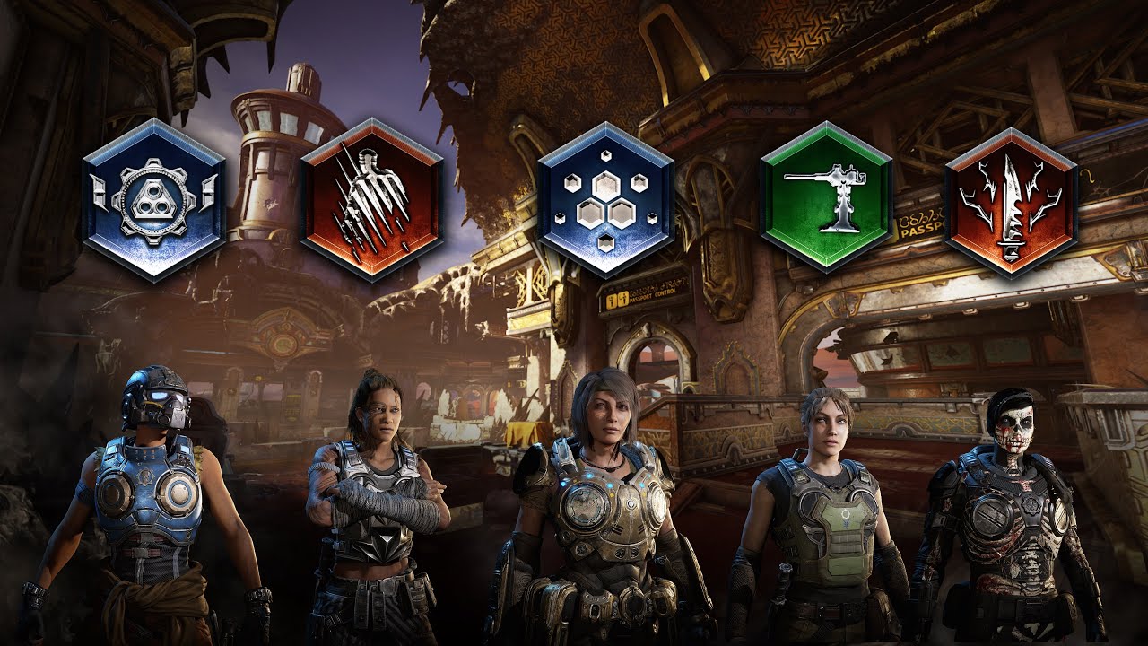 Gears 5 Horde: Master Boss Rush on Vasgar. No Demo and Tactician. Gunner gameplay.
