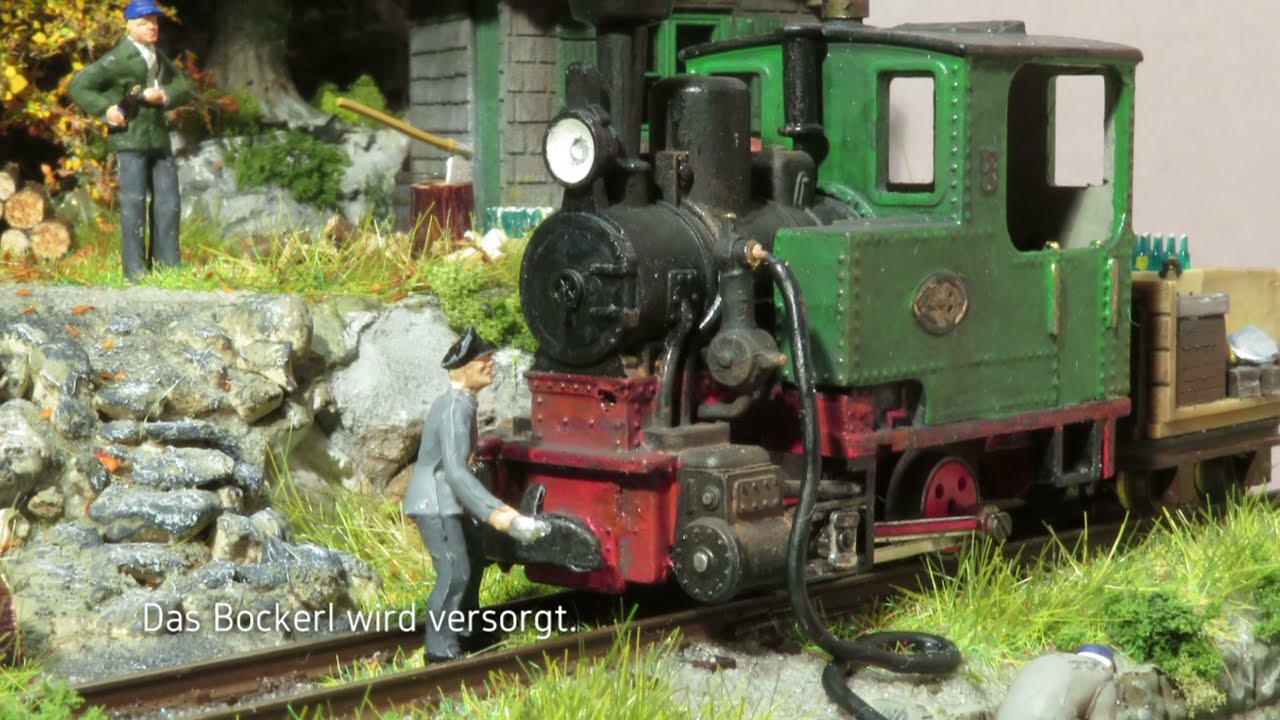 Spiegelauer Waldbahn Modellbahn-Diorama 1:87 Spur H0e