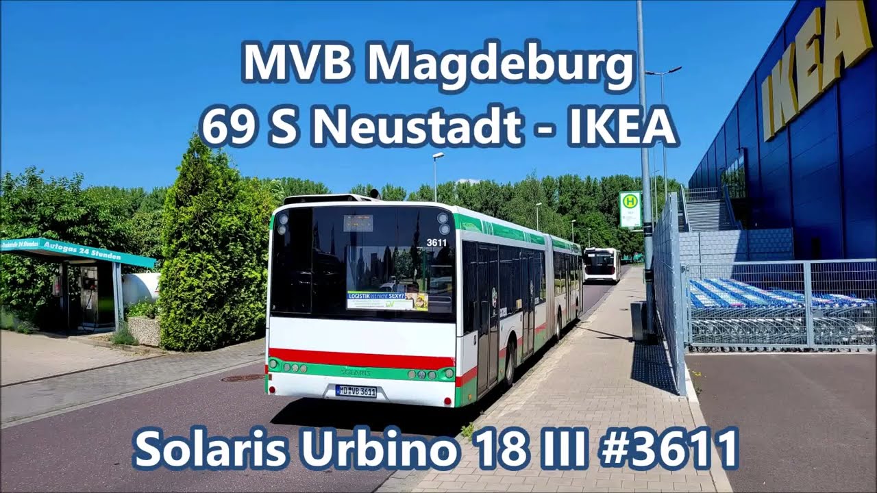 MVB Magdeburg - Linie 69, Solaris Urbino 18 III #3611