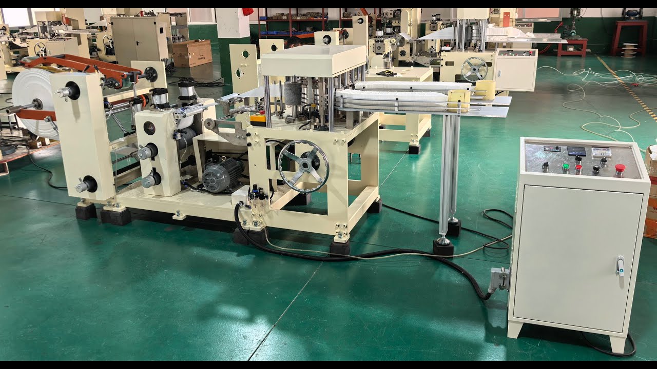 2 lines L fold 2 fold Serviette tissue Napkin paper making machine