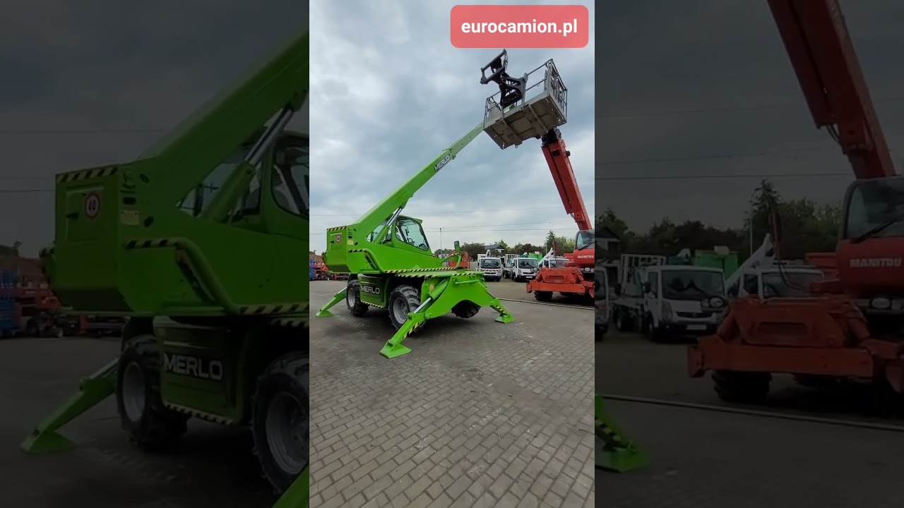 Merlo Roto 38.16 S ładowarka teleskopowa obrotowa 16 m wózek 4x4 Rotating Telescopic Handler MRT