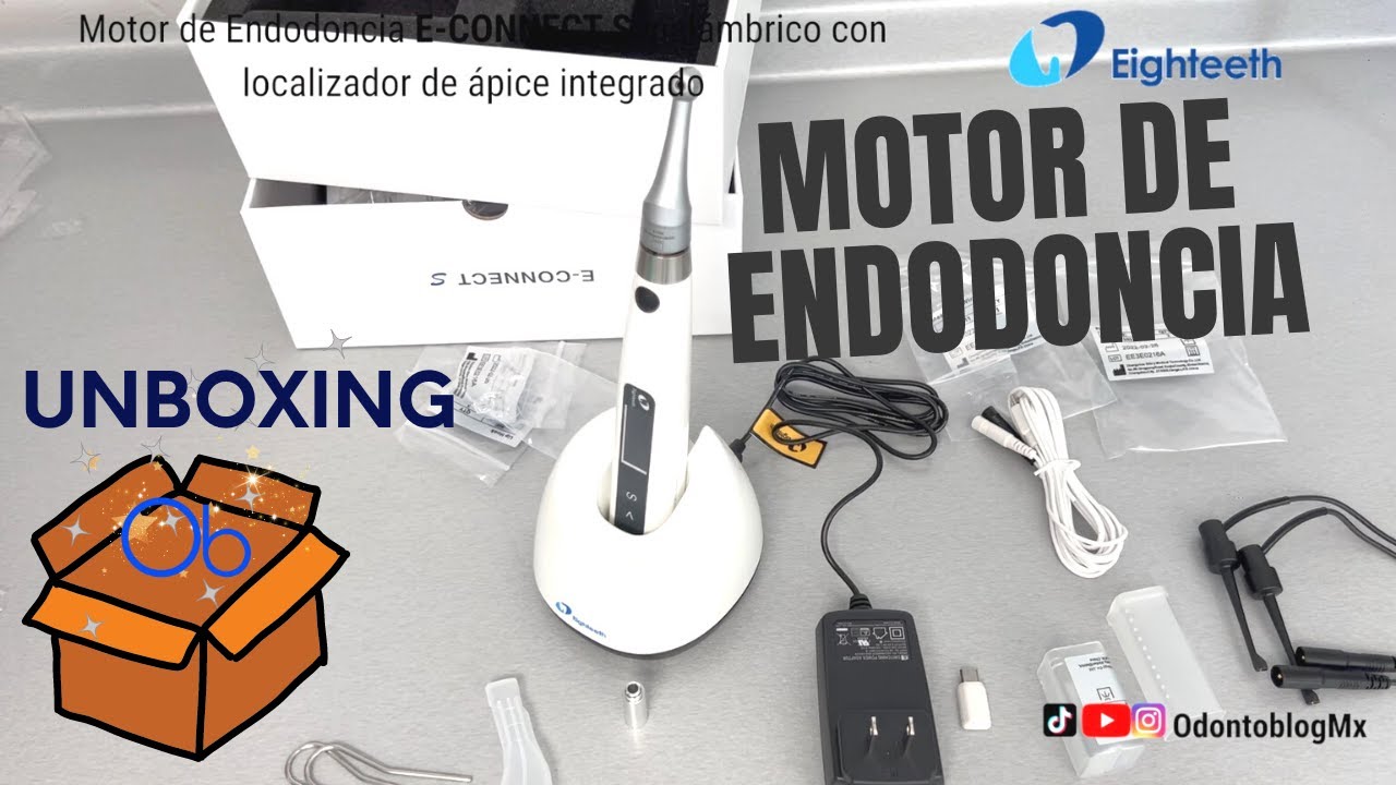 UNBOXING: Motor de Endodoncia inalámbrico con localizador de ápice integrado E-CONNECT S
