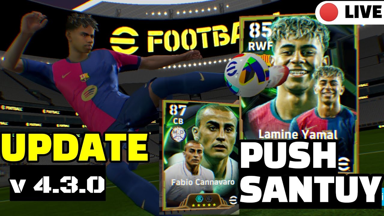 (LIVE) PUSH SANTUY DIVISI/EVENT DI WEEKEND PAGI -  EFOOTBALL MOBILE 2025 V 4.3.0