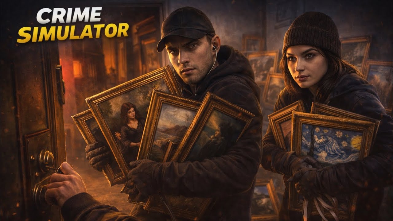 CRIME SIMULATOR | ВКРАЛИ ДУЖЕ БАГАТО КАРТИН 🖼️ | СЕРІЯ 3