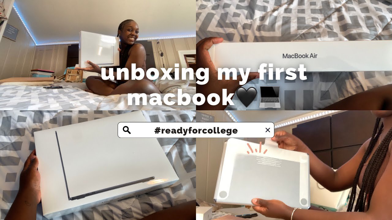 unboxing my *new* 2022 macbook air 13 inch(m2 chip)📦🤘🏾