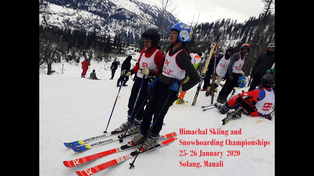 Himachal Skiing Championships at Solang Slopes | Skiing competitions in Manali | HPWGA | Manali