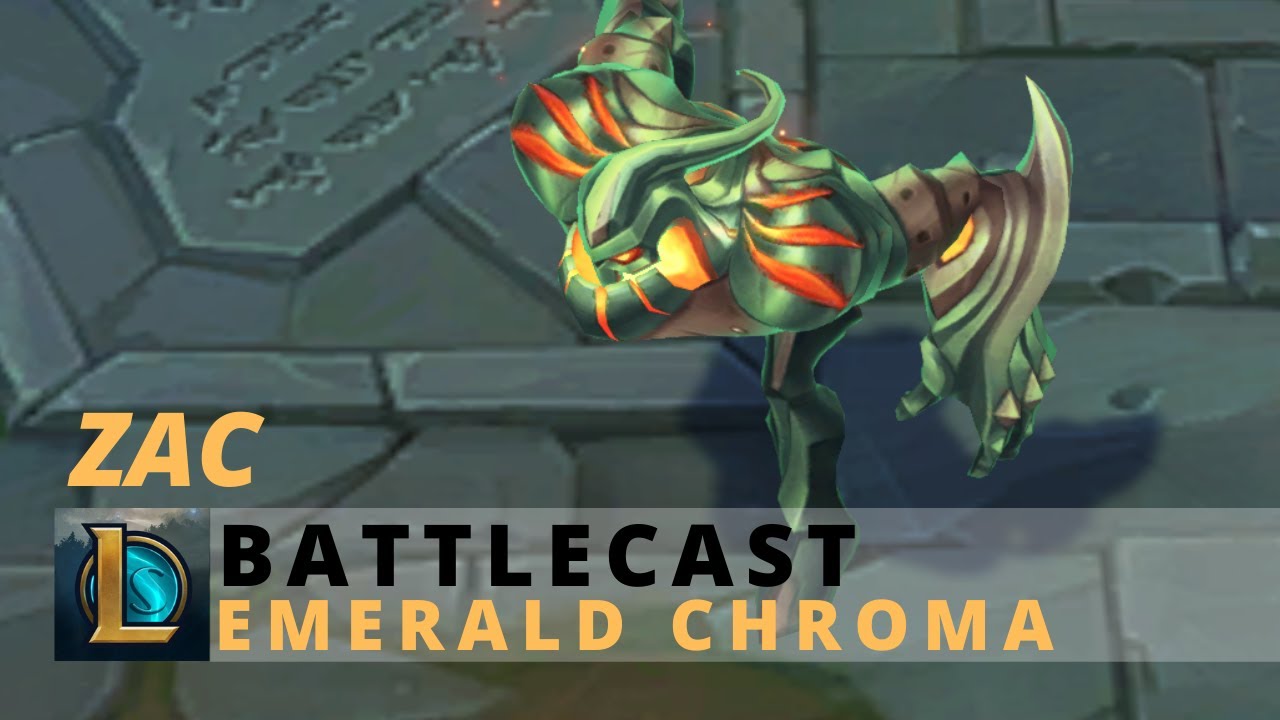 Battlecast Zac Emerald Chroma - League Of Legends