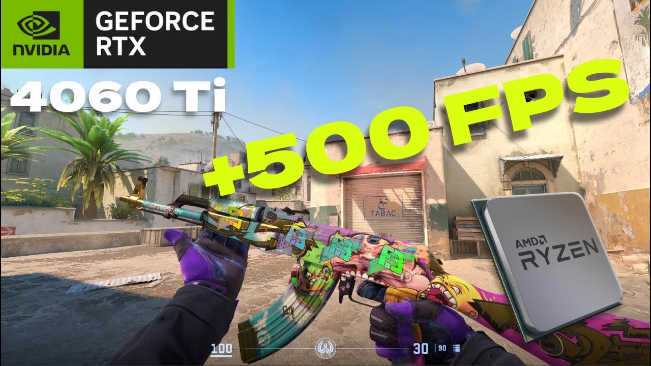 Counter-Strike 2 : RTX 4060 Ti + Ryzen 7 5700X3D | 4:3