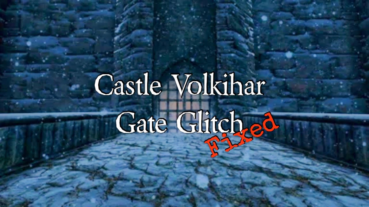 Skyrim Castle Volkihar Gate Glitch Fix 2025 - Dawnguard DLC