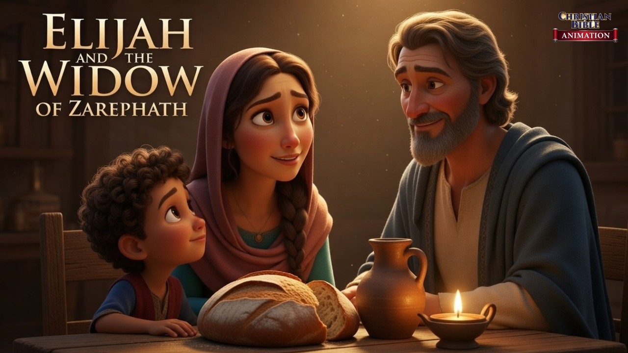 She Had One Last Meal… Then This Miracle | Elijah and the Widow of Zarephath Animated Bible Story