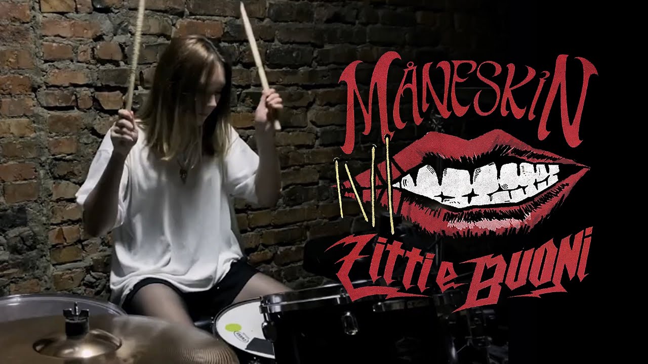 Måneskin - ZITTI E BUONI (drum cover by Alisa Kharlamova)