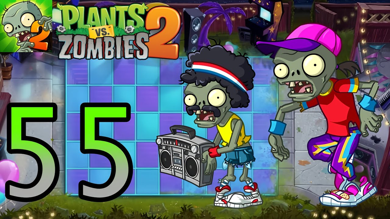 Plants vs. Zombies 2 Gameplay Walkthrough - Part 55 - Neon Mixtape Tour - Day 7 to 10