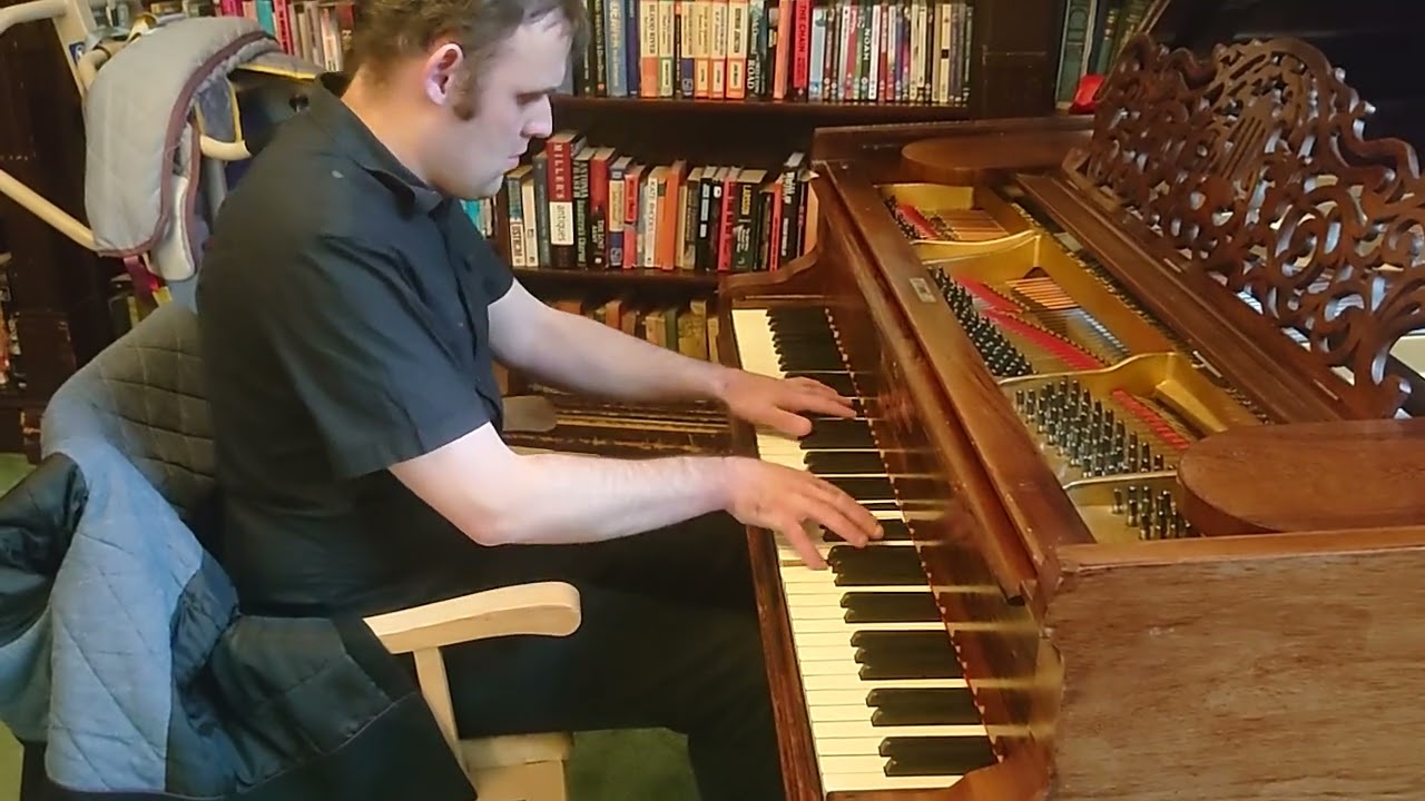 Various cover numbers on an 1896 Steinway Model A Grand Piano.