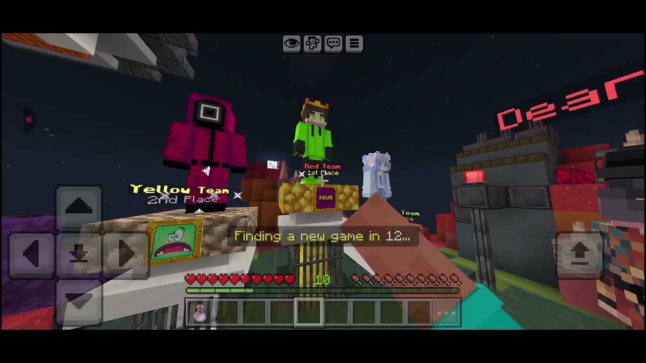 Playing the hive server,minecraft #gaming 