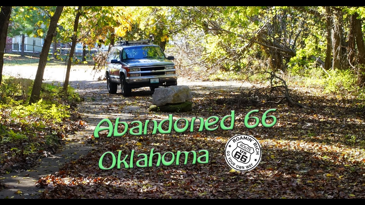 Exploring abandoned Route 66 in Catoosa, Oklahoma