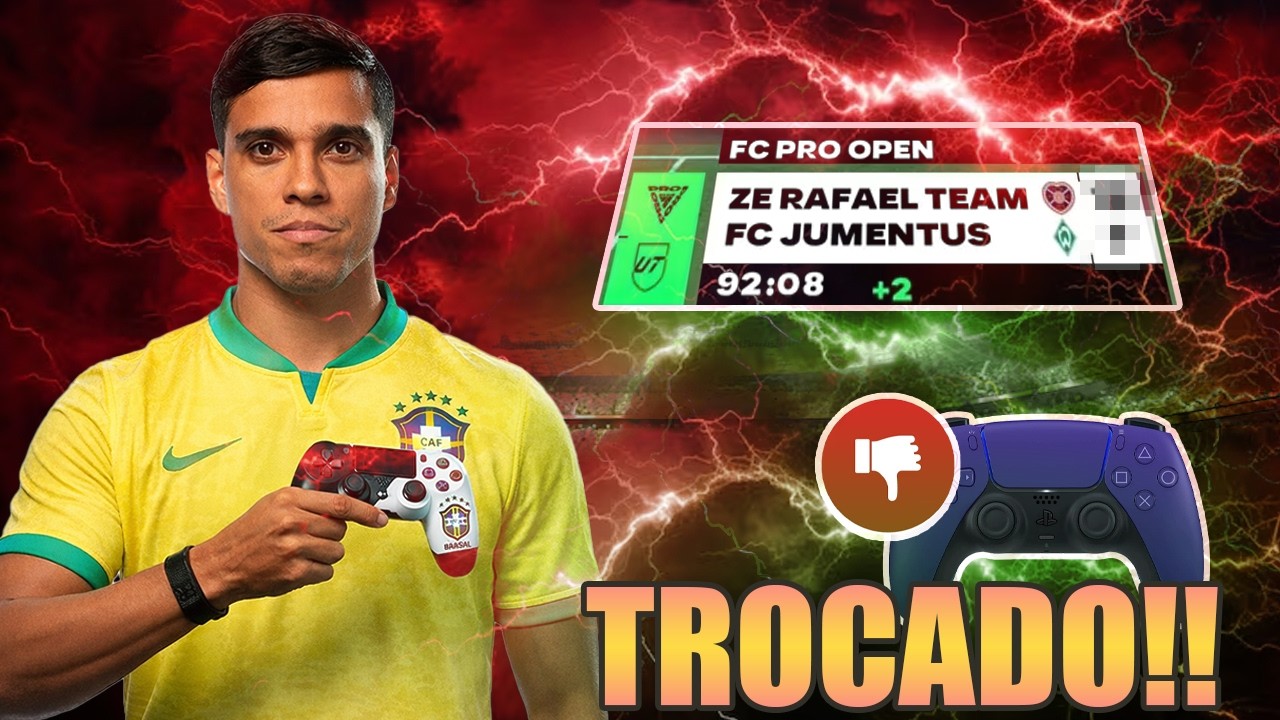 WENDELL LIRA ENFRENTOU PRO PLAYER COM CONTROLE TROCADO!! EA FC 26!!