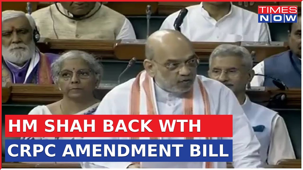 Parliament Monsoon Session 2023: HM Shah Back In Lok Sabha To Present CRPC Amendment Bill
