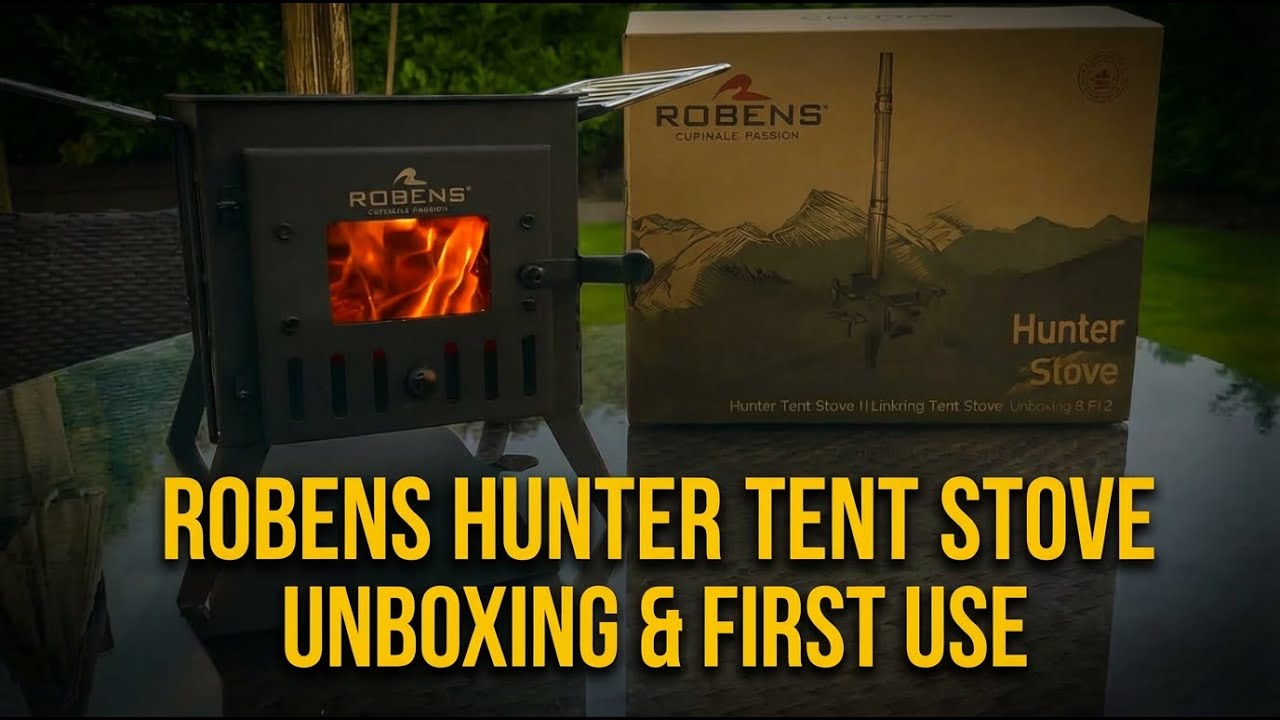 The Ultimate Camping Stove Unboxing (and TESTING) Robens Hunter Tent Stove