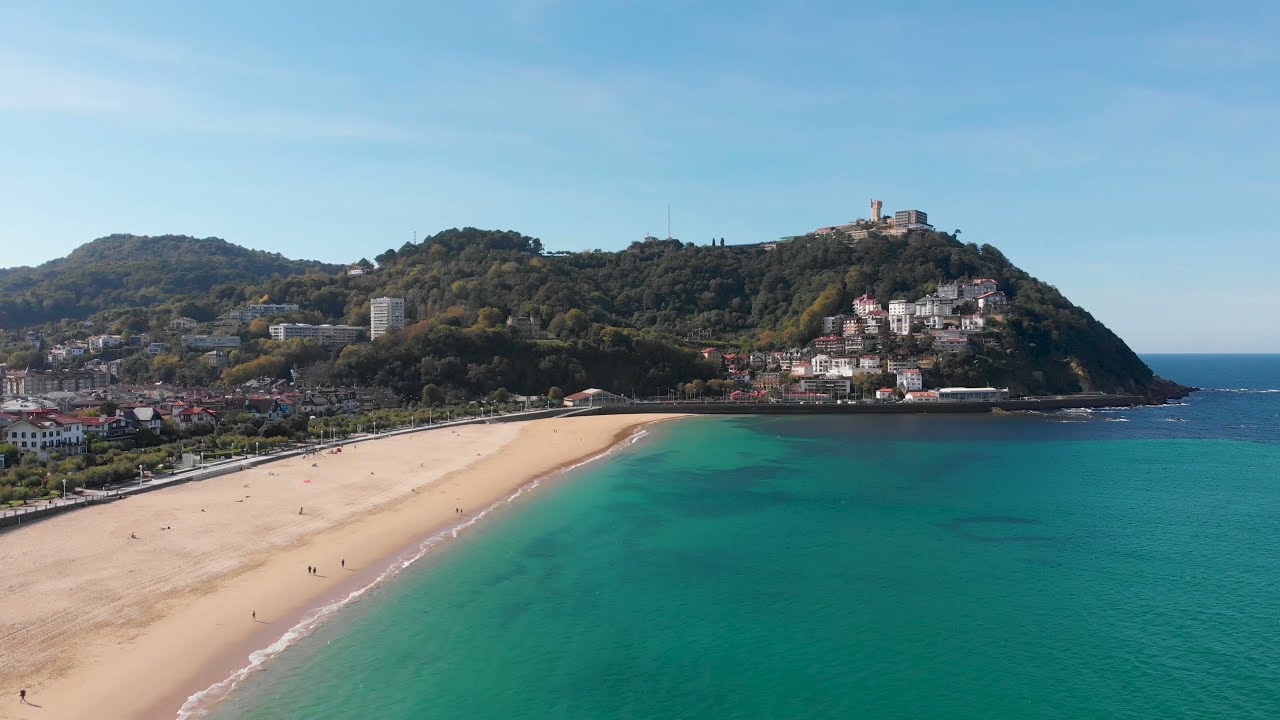 Playa de La Concha | San Sebastián | País Vasco | Drone 4K