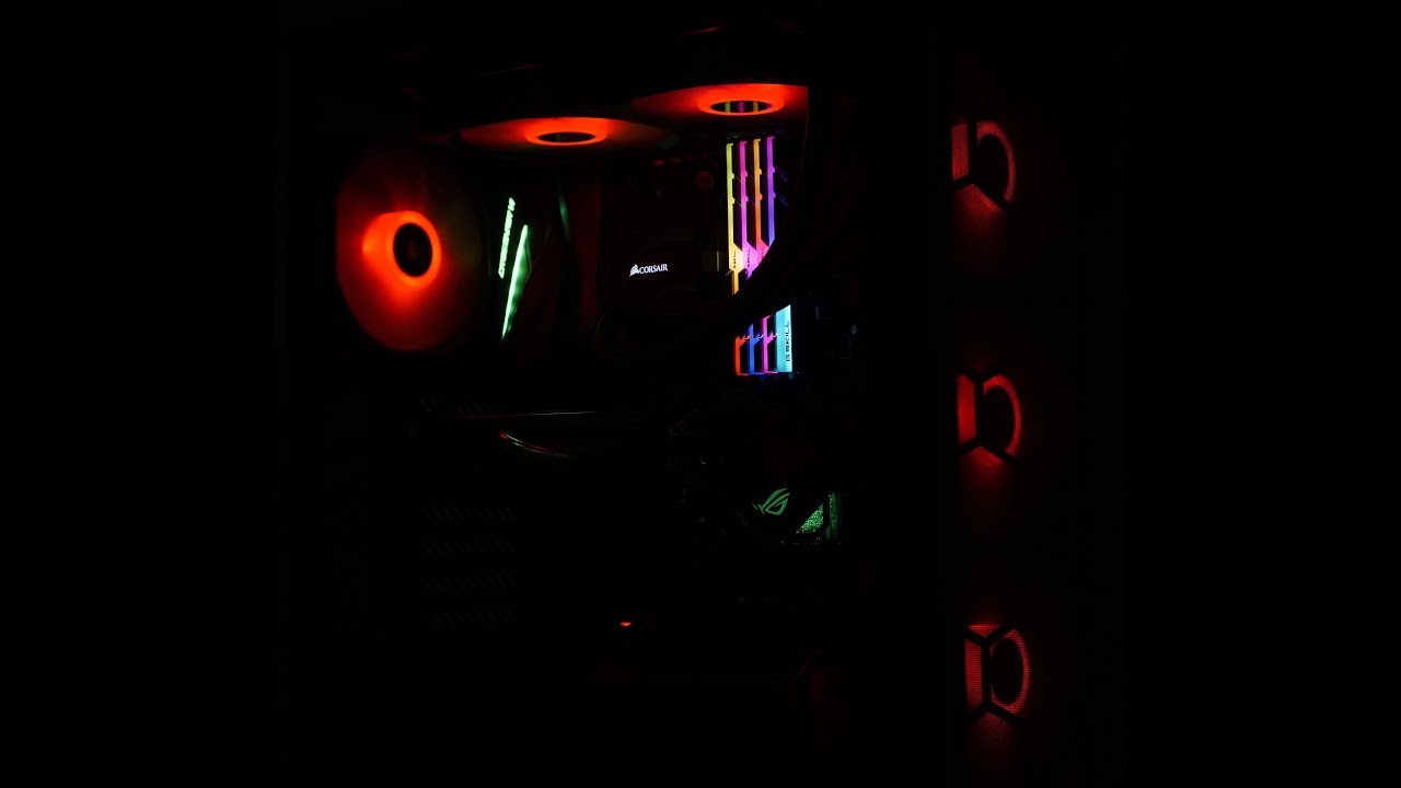 Corsair 460X RGB Case  +  RYZEN 1800X Build , Trident Z RGB 32GB