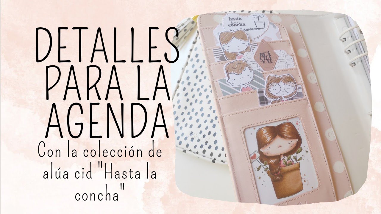 COLOREANDO SELLO ME PLANTO. DETALLES para INTERIOR de la AGENDA con la NUEVA COLECCIÓN de ALÚA CID.