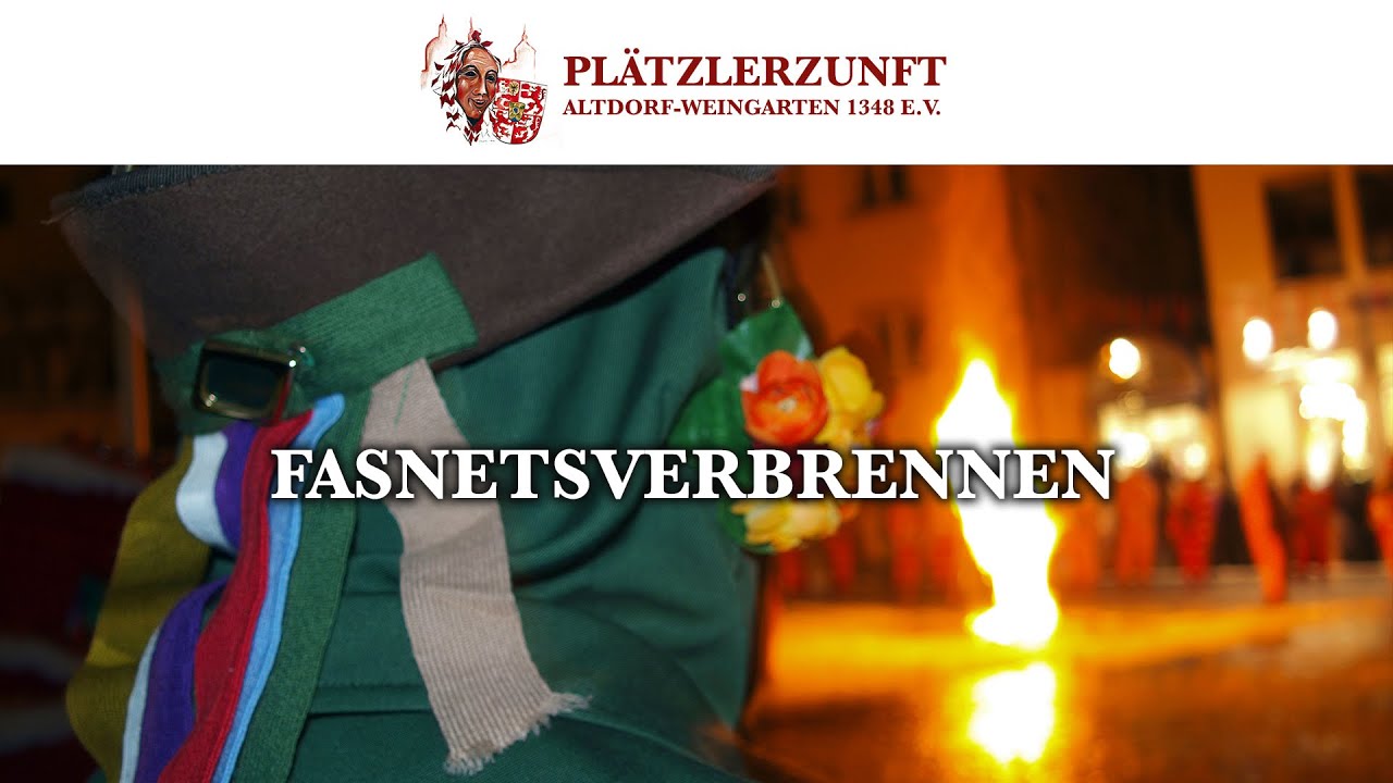 Fasnetsverbrennen Weingarten 2021