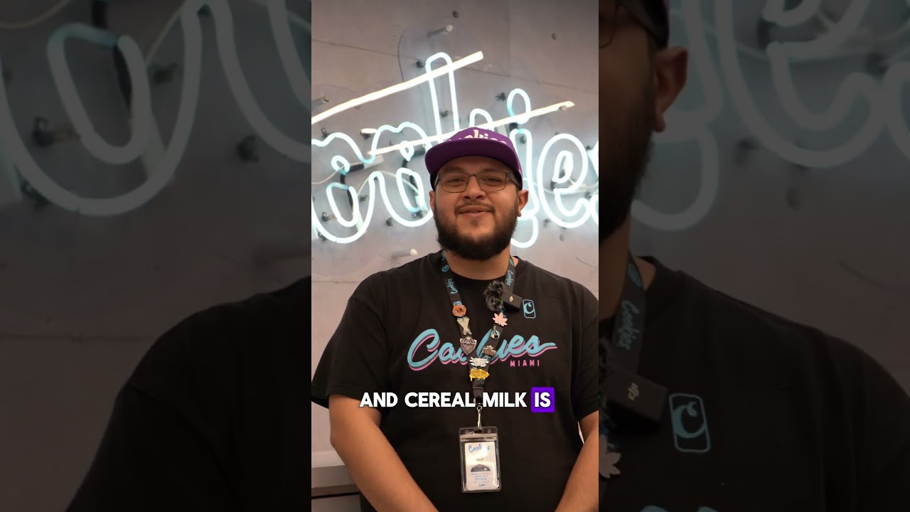 Cereal Milk Breakdown At Cookies Miami