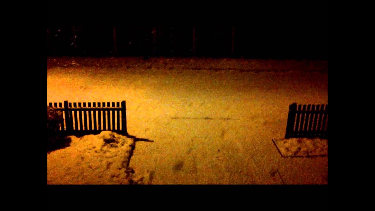 Scary Snow Storm Caught On Camera