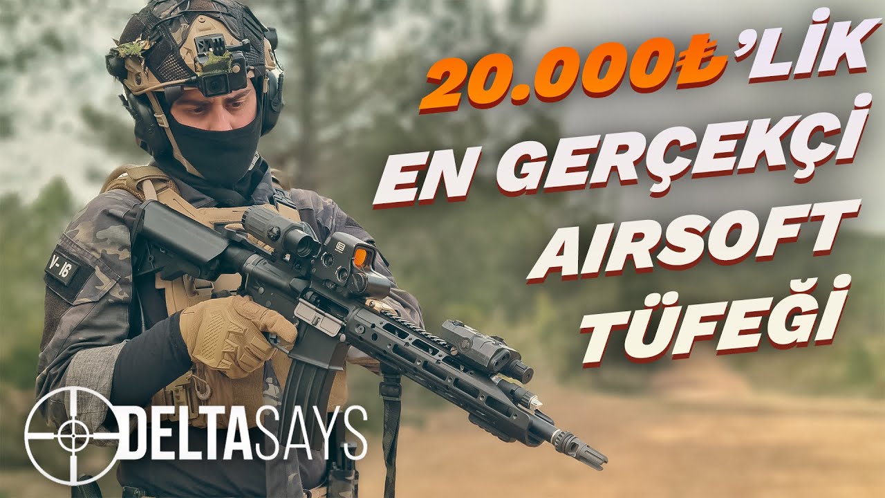 20.000 TL DÜNYANIN EN GERÇEKÇİ AIRSOFT TÜFEĞİ ile OYNADIM !