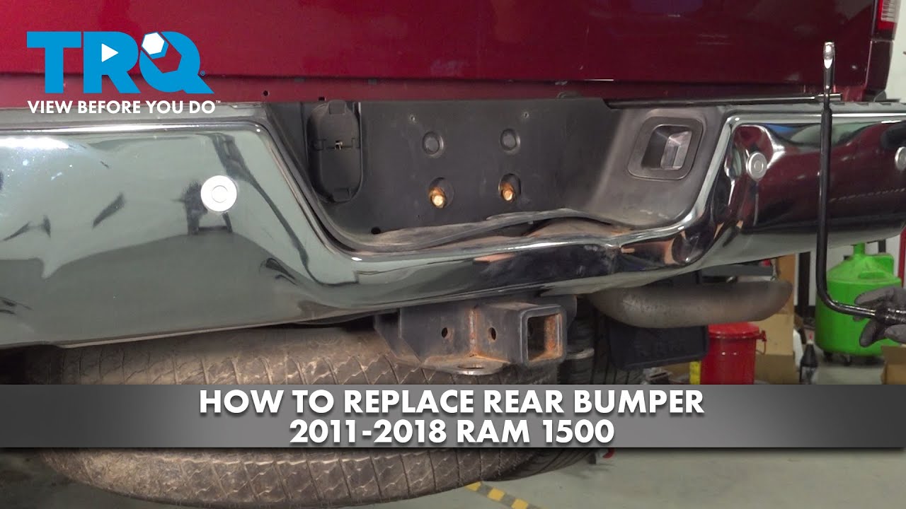 How to Replace Rear Bumper 2011-2018 Ram 1500