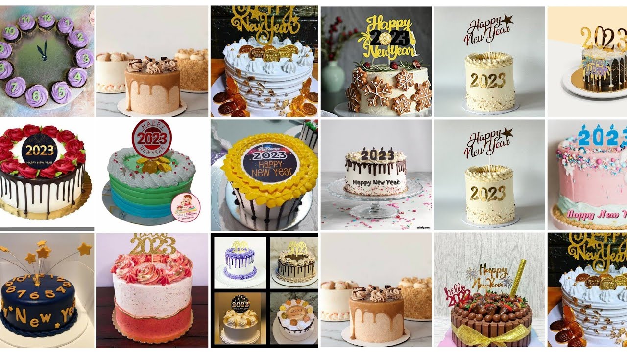 20+ beautiful new year cake design 2023 | cake decoration ideas