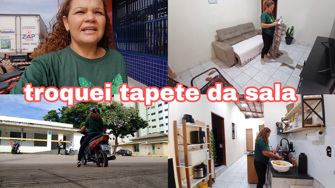 Troquei o tapete da sala || carnes da semana- fomos ao supermercado 