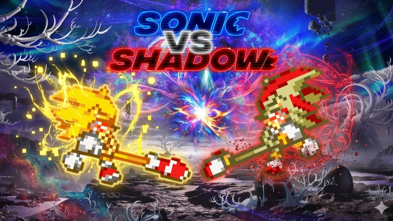 Fleetway Sonic OP VS Fleetway Shadow OP in Jump Force Mugen