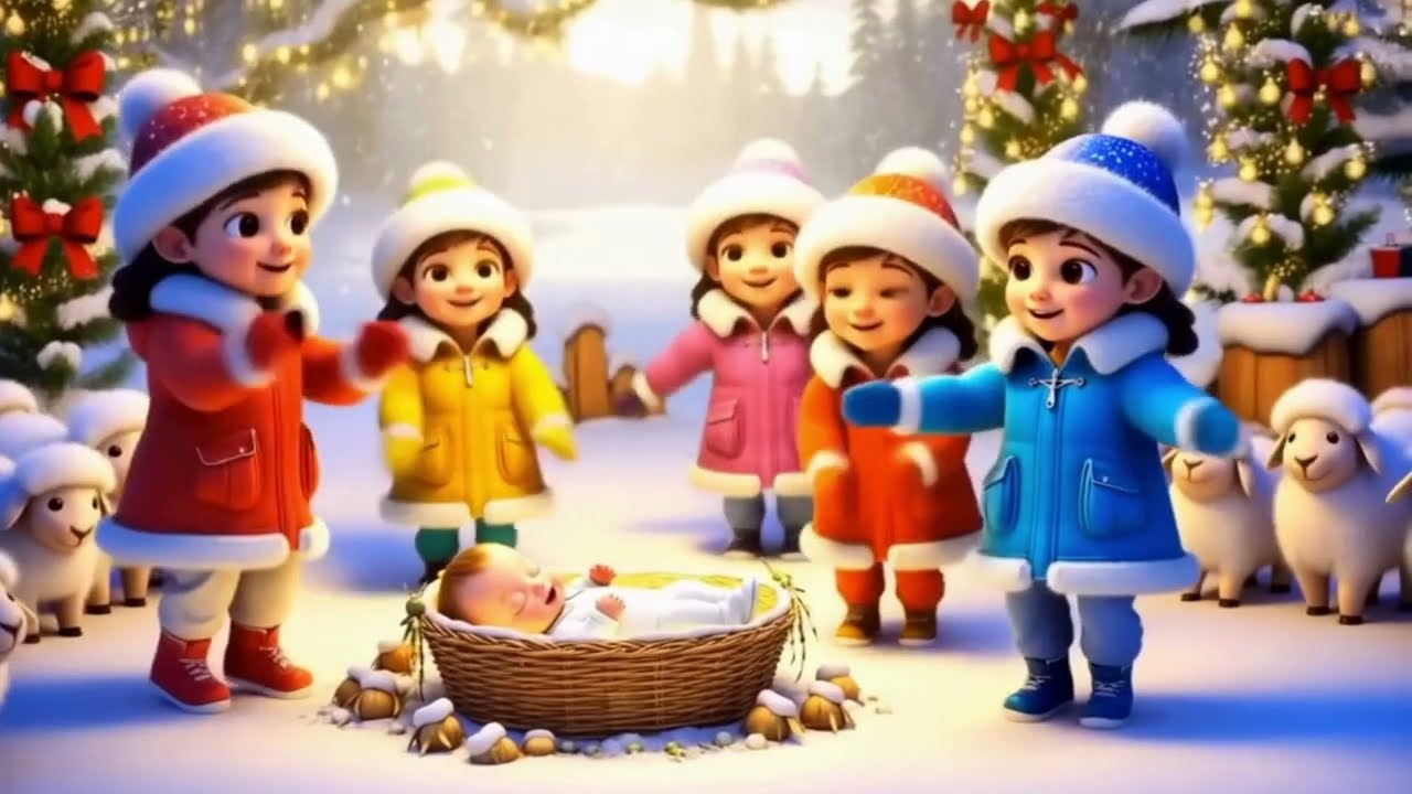 Baby Jesus Is Born | Christmas Nursery Rhyme for Toddlers