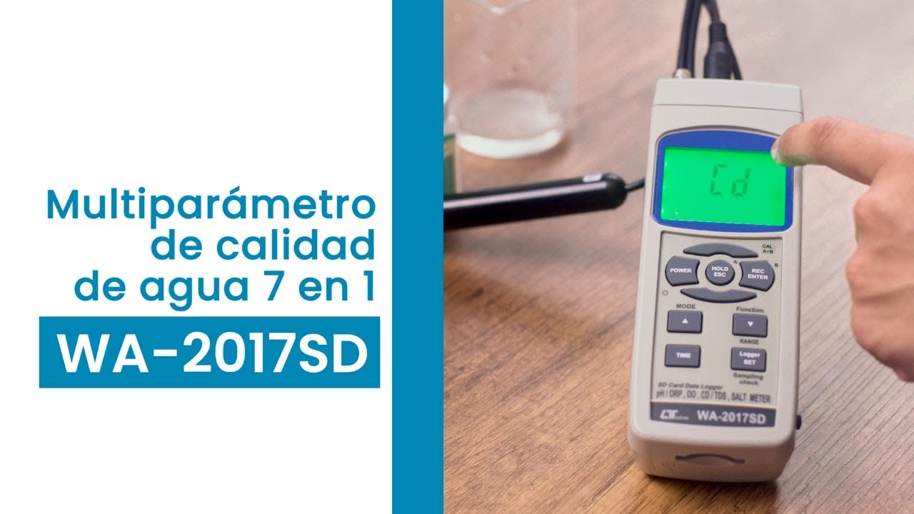 Multiparámetro de calidad de agua 7 en 1 WA-2017SD