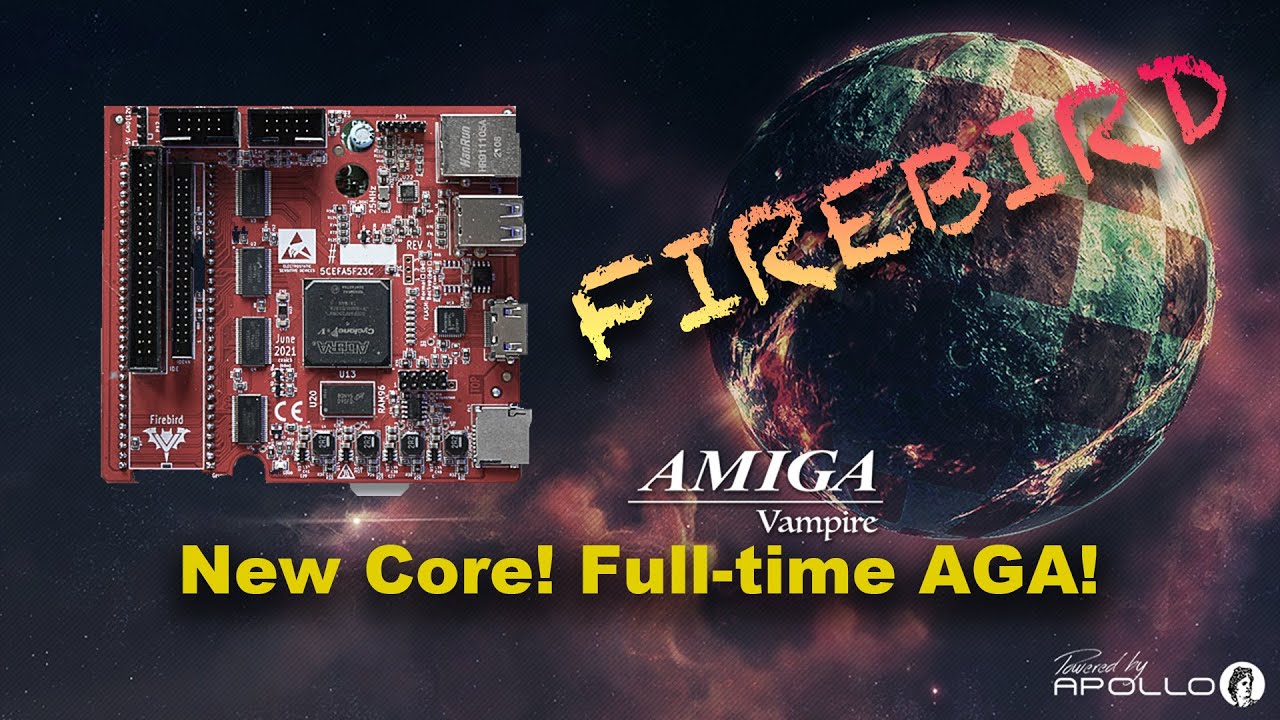 Amiga A500 Apollo Firebird Update! +other news!
