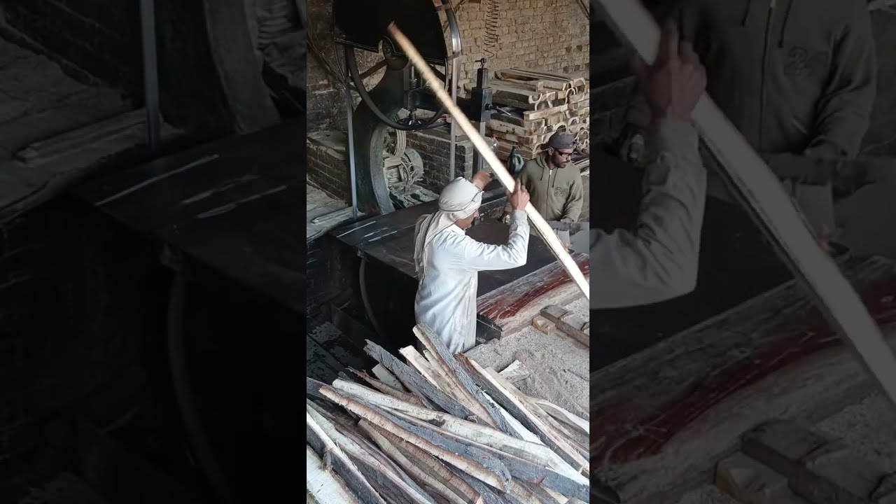 Vintage sawmill is live